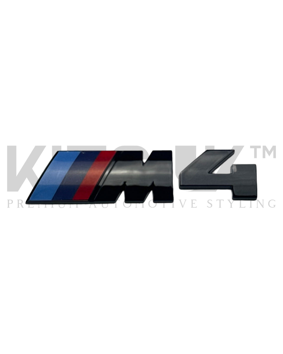 BMW M4 Black Tailgate Badge – KITS UK