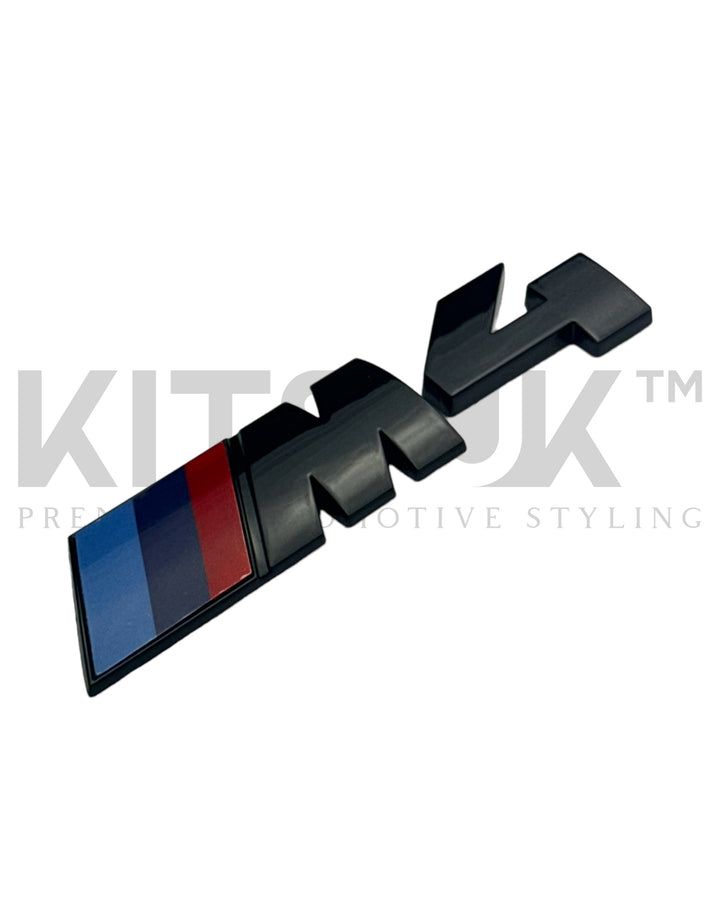 BMW M4 Black Tailgate Badge