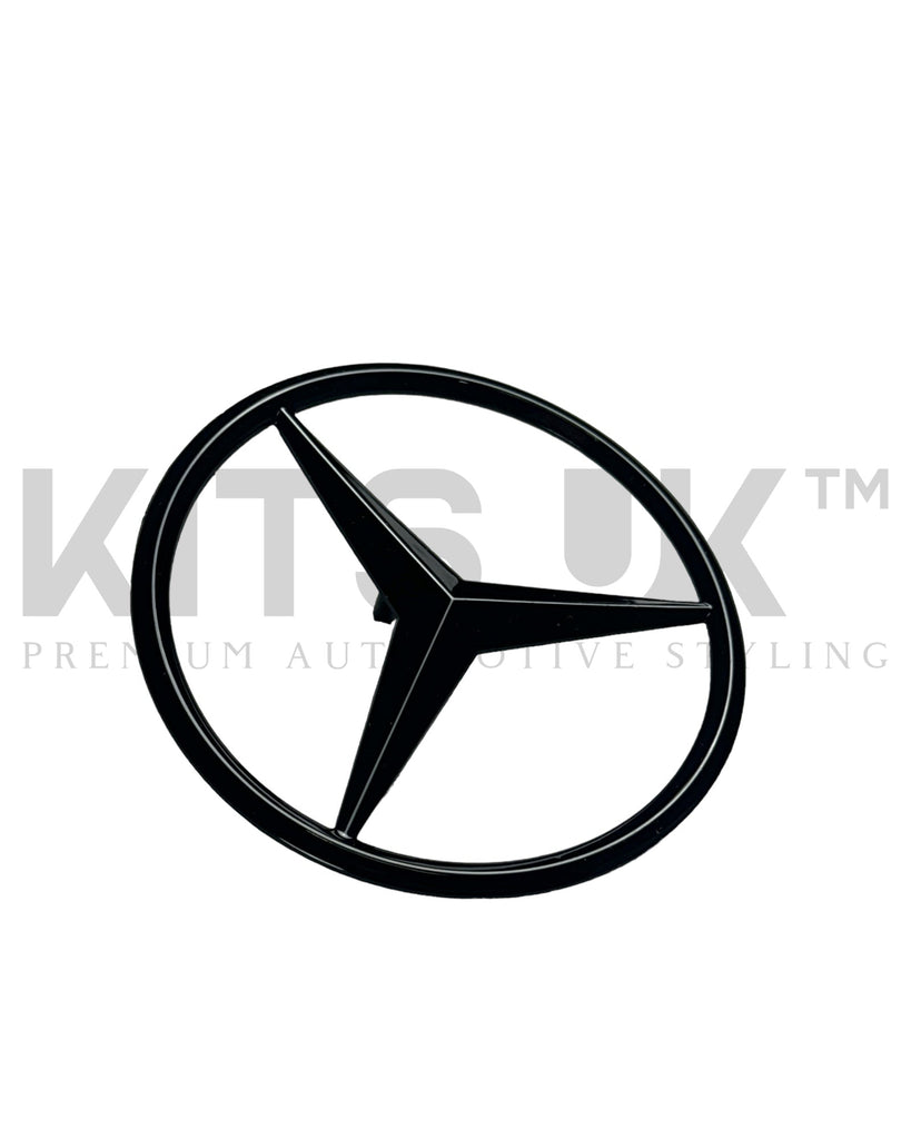 Mercedes C63/C43 Gloss Black Tailgate Star Badge – KITS UK