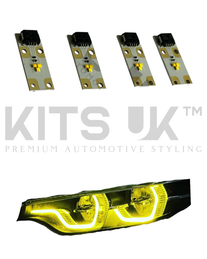 BMW F Series Yellow Daytime Running Lights