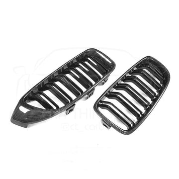 BMW M3/M4 3 Series & 4 Series (F80/F30/F82/F32/F83) Carbon Fibre Grilles - KITS UK