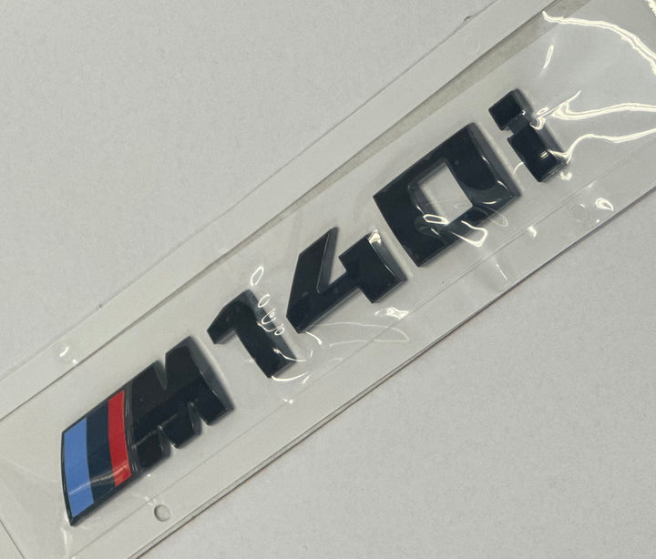 BMW M140i Black Tailgate Badge