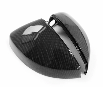 AUDI A3 S3 RS3 8V CARBON FIBRE MIRROR COVERS - WITH LANE ASSIST - KITS UK